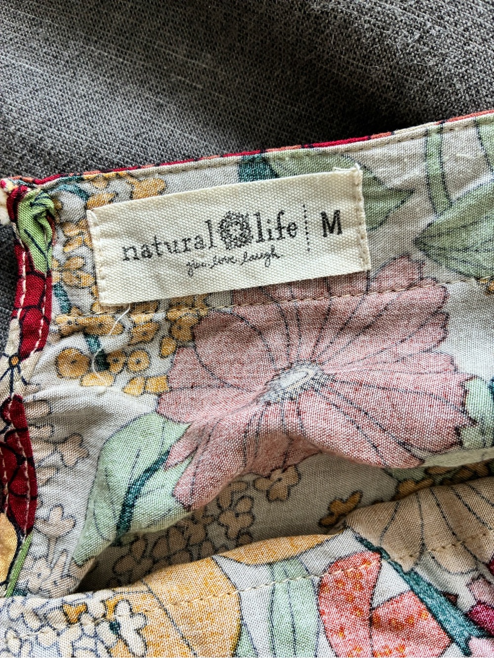 NATURAL LIFE Floral Sundress with Spaghetti Straps - Picture 5 of 5